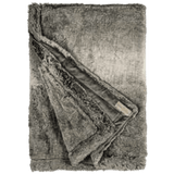 Winterhome luxe kunstbont deken Timberwolf