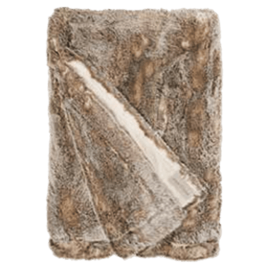 Winterhome luxe kunstbont deken Tundrawolf