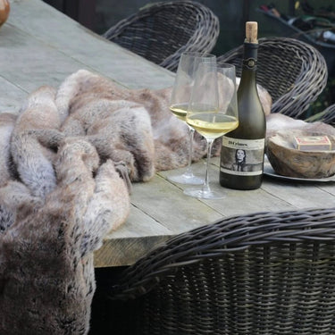 Winterhome luxe kunstbont deken Yukonwolf