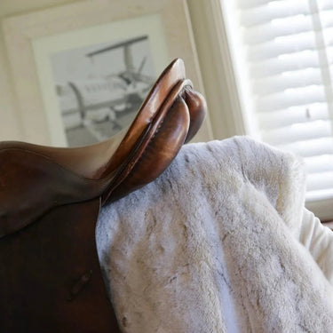 Winterhome luxe kunstbont deken Polarwolf