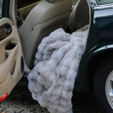 Winterhome luxe kunstbont deken Donkey Tai Dye