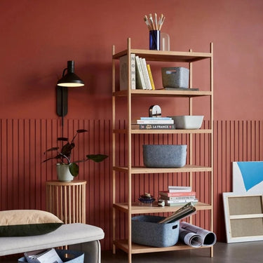 Grote boekenkast naturel