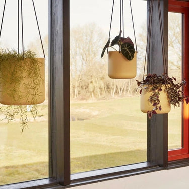 Bloom grote hangpotten kaki (set van 3)