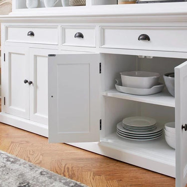 Boekenkast met bovenkast - 5 deuren en 3 lades