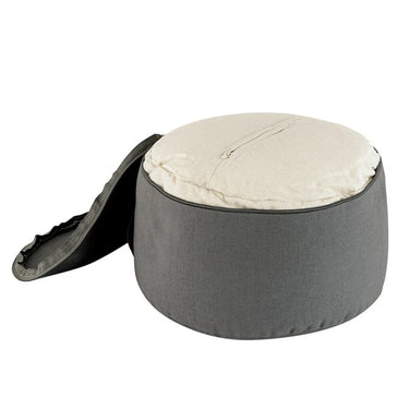 Yogakussen Meditatiekussen rond – grijs