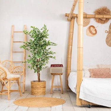 Kunstplant Ficus groen 140 cm