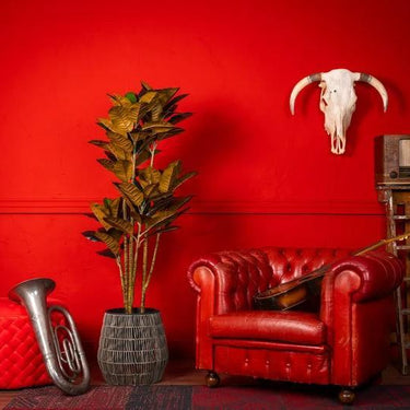 Rubberplant kunstplant 160 cm - met 3 stammen